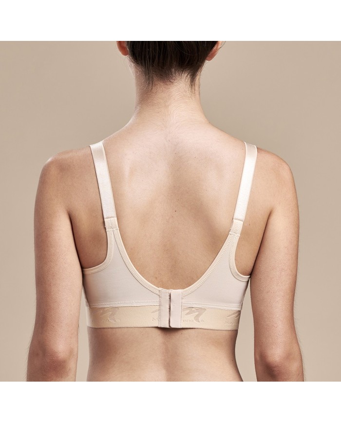 Reggiseno Post-Operatorio con Zip Frontale e Chiusura Posteriore con Ganci | Marena B09Z FlexFit™