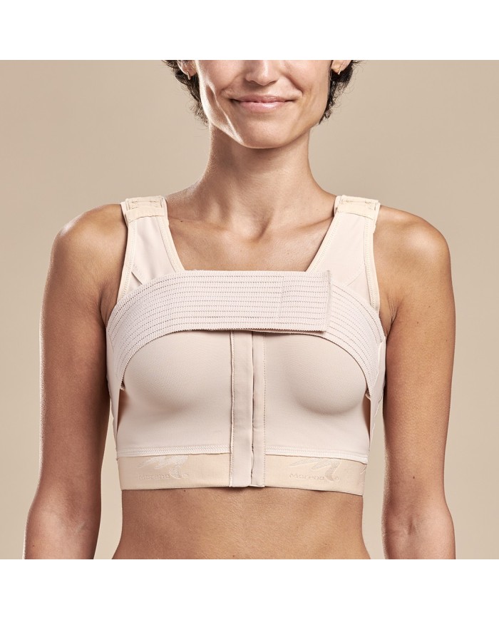 Reggiseno Post-Operatorio con Fascia Integrata e Apertura Frontale con Ganci | Marena B15 FlexFit™