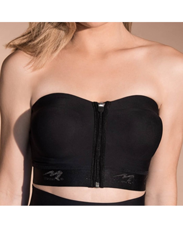 BB: REGGISENO A FASCIA CON APERTURA FRONTALE CON ZIP
