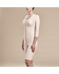 FTRS/SM: Guaina al ginocchio con reggiseno e maniche a 3/4 ed apertura frontale con ganci | Marena