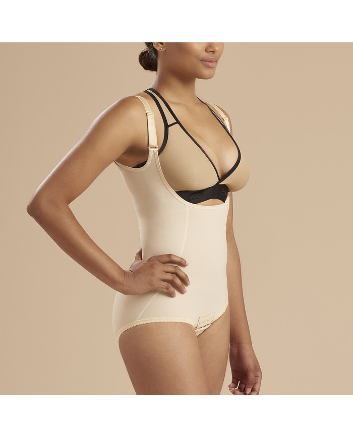 Body addominale compressivo post operatorio con bretelle, alta copertura sottoascellare e apertura trasversale | Marena SFBHA Body addominale compressivo post operatorio con bretelle, alta copertura sottoascellare e apertura trasversale | Marena SFBHA