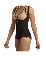 Body addominale compressivo post operatorio con bretelle, alta copertura sottoascellare e apertura trasversale | Marena SFBHA Body addominale compressivo post operatorio con bretelle, alta copertura sottoascellare e apertura trasversale | Marena SFBHA