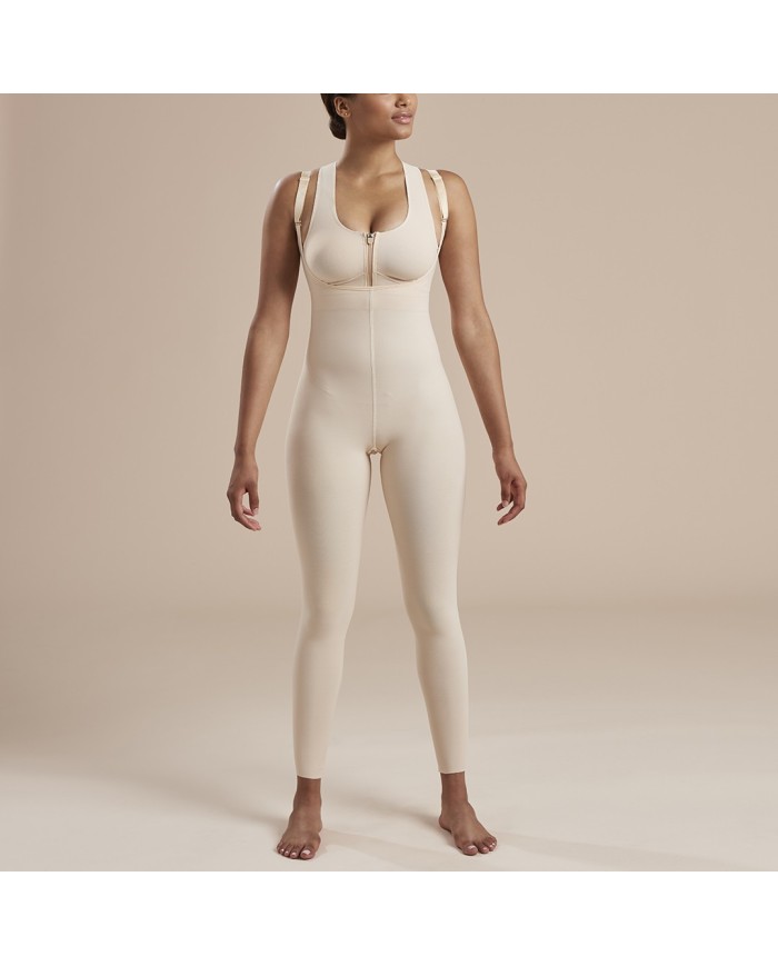 Guaina Compressiva Post-Operatoria Sottoseno-Caviglia con Bretelle, Alta Copertura Sottoascellare, 2° stage | Marena SFBHL2