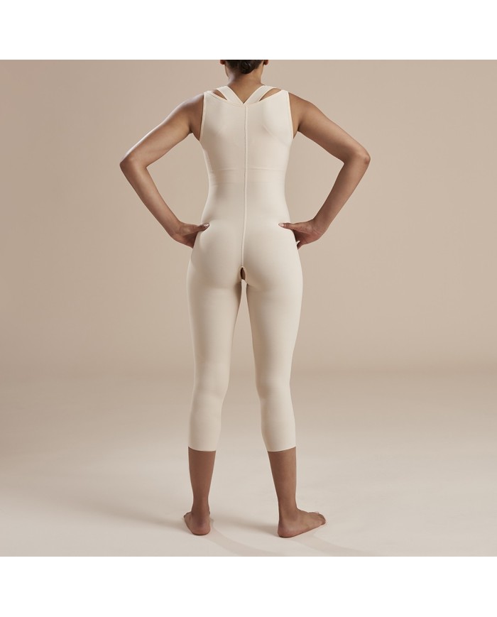 Guaina Compressiva Sottoseno-polpaccio con Bretelle ad Alta Copertura Sottoascellare ed Apertura Frontale | Marena SFBHM