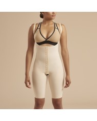 Guaina Compressiva Sottoseno-Ginocchio con Bretelle Alta Copertura e Apertura Frontale | Marena SFBHS