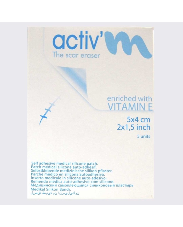 ACTIV'M  4X5 CM - 5 CEROTTI AL SILICONE