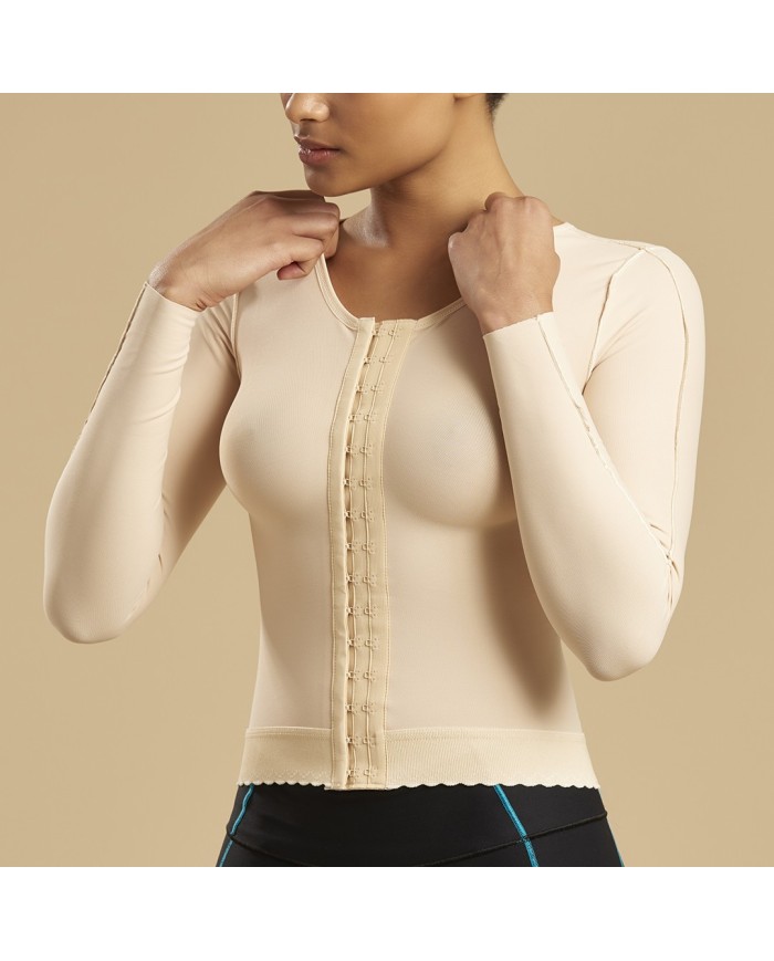 Corpetto Compressivo Liposuzione Schiena, Braccia e Addome con Maniche Lunghe | Marena FV2L Corpetto Compressivo Liposuzione Schiena, Braccia e Addome con Maniche Lunghe | Marena FV2L