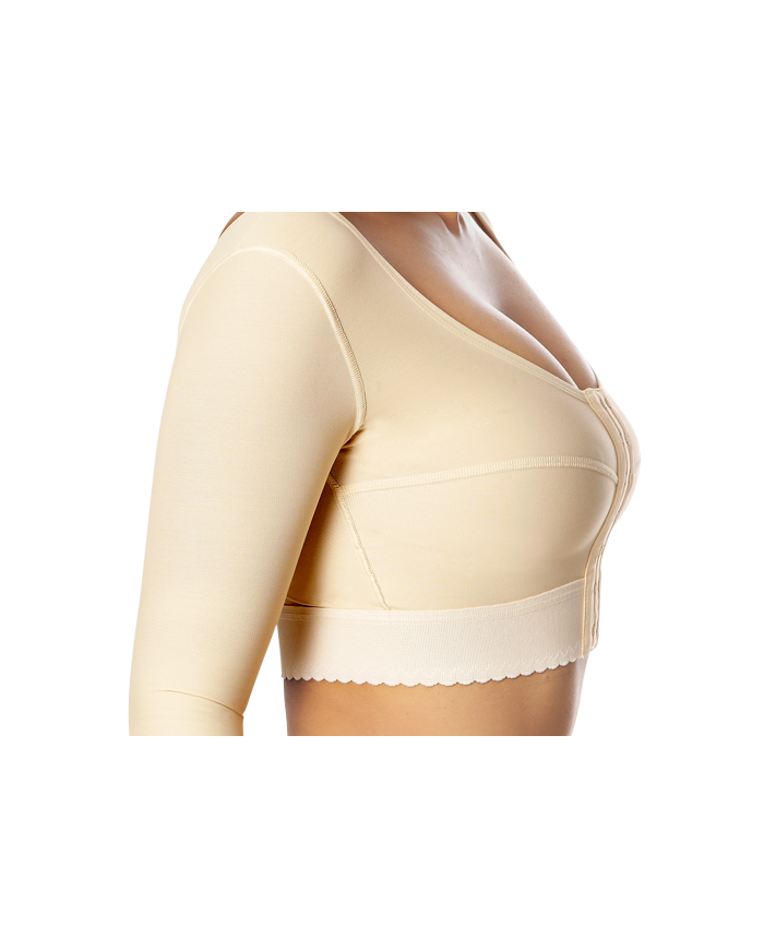 Corpetto Compressivo per Liposuzione con Coppa Preformata e Maniche a 3/4 | Marena FVMK Corpetto Compressivo per Liposuzione con Coppa Preformata e Maniche a 3/4 | Marena FVMK