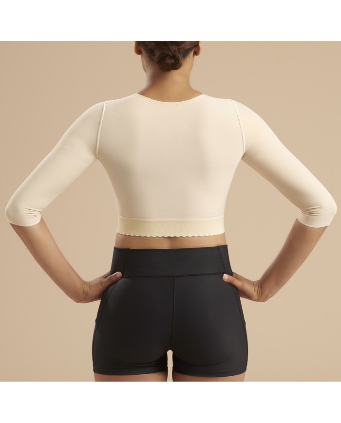 Corpetto Compressivo per Liposuzione con Apertura Frontale e Maniche a 3/4 | Marena GFVM Corpetto Compressivo per Liposuzione con Apertura Frontale e Maniche a 3/4 | Marena GFVM