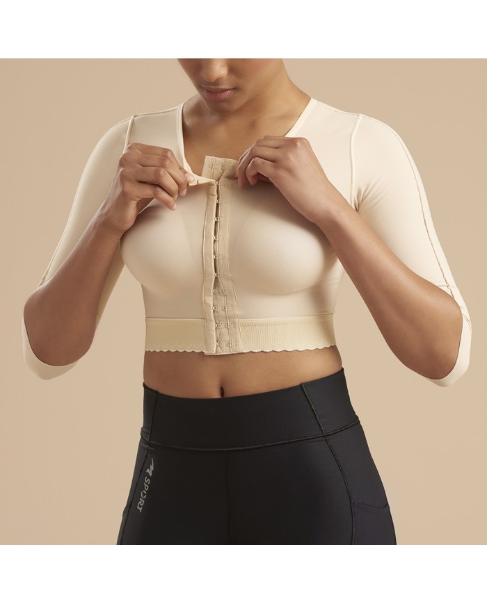 Corpetto Compressivo per Liposuzione con Apertura Frontale e Maniche a 3/4 | Marena GFVM Corpetto Compressivo per Liposuzione con Apertura Frontale e Maniche a 3/4 | Marena GFVM