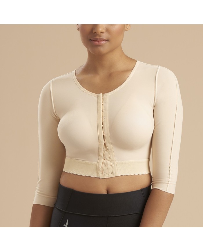 Corpetto Compressivo per Liposuzione con Apertura Frontale e Maniche a 3/4 | Marena GFVM Corpetto Compressivo per Liposuzione con Apertura Frontale e Maniche a 3/4 | Marena GFVM