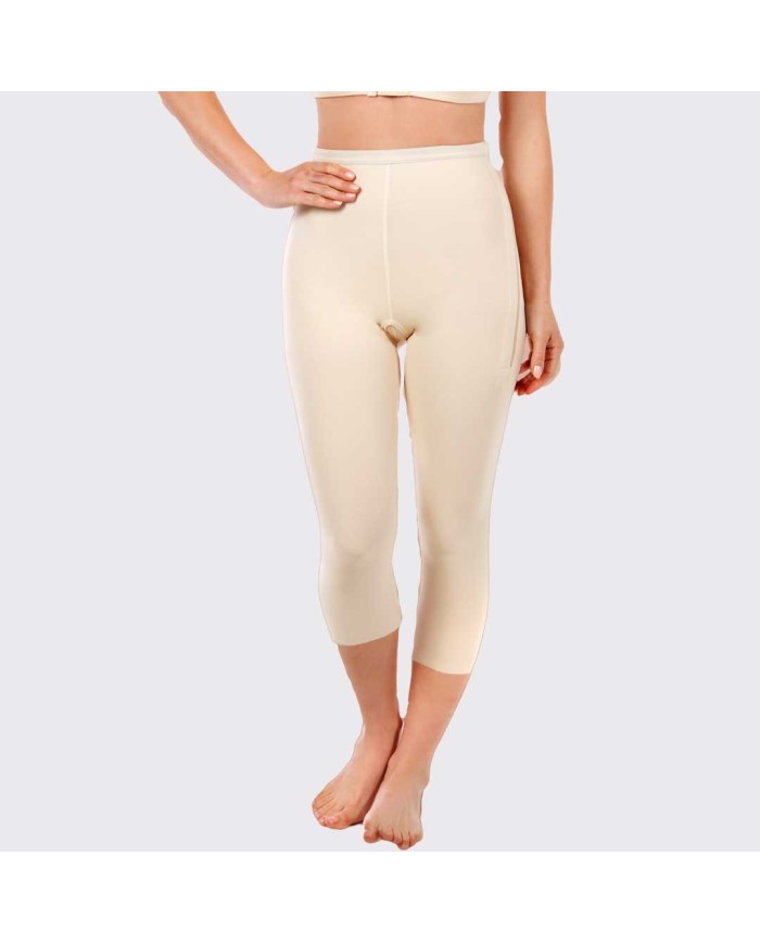 Guaina Compressiva a Vita Bassa al polpaccio con Aperture Laterali | Marena LW-LGM