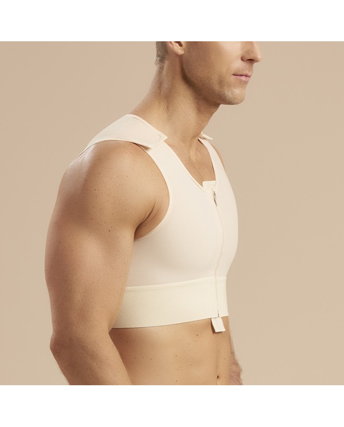 MVS: Corpetto post-operatorio per ginecomastia con apertura frontale a zip e ganci | Marena MVS: Corpetto post-operatorio per ginecomastia con apertura frontale a zip e ganci | Marena