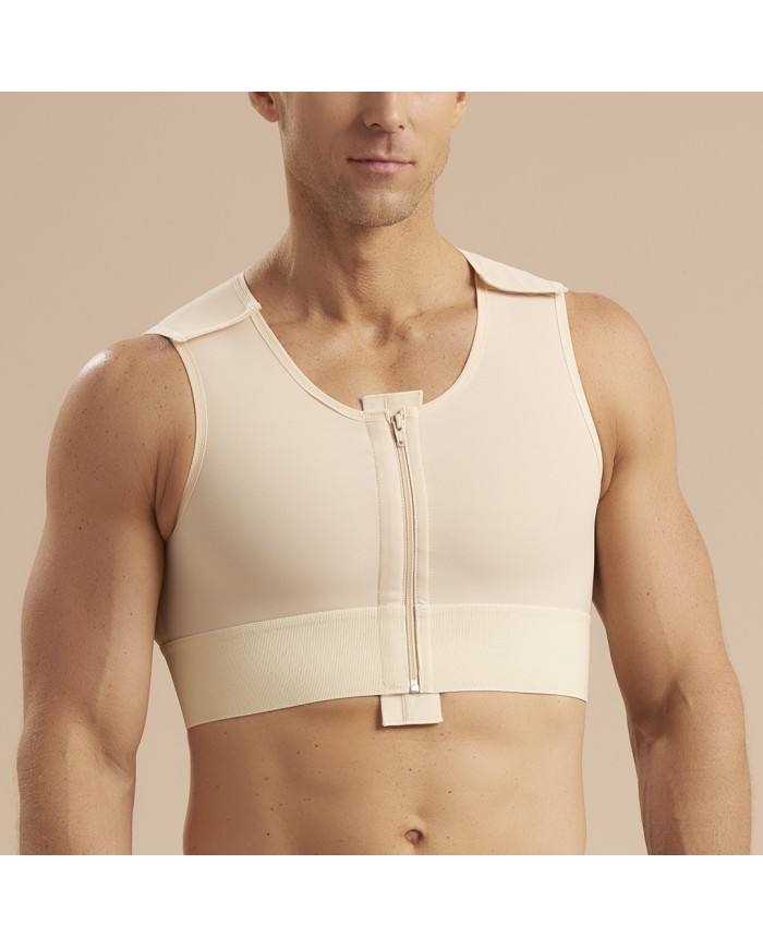 MVS: Corpetto post-operatorio per ginecomastia con apertura frontale a zip e ganci | Marena MVS: Corpetto post-operatorio per ginecomastia con apertura frontale a zip e ganci | Marena