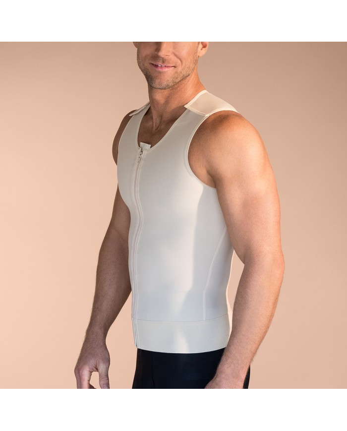 MV: Canotta compressiva per ginecomastia e liposuzione con apertura frontale a ganci e zip | Marena MV: Canotta compressiva per ginecomastia e liposuzione con apertura frontale a ganci e zip | Marena