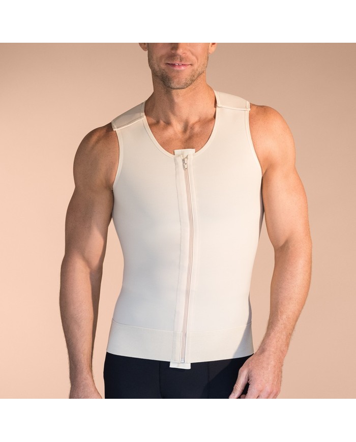 MV: Canotta compressiva per ginecomastia e liposuzione con apertura frontale a ganci e zip | Marena MV: Canotta compressiva per ginecomastia e liposuzione con apertura frontale a ganci e zip | Marena