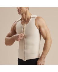 MHV: CANOTTA GINECOMASTIA-LIPOSUZIONE UOMO CON APERTURA FRONTALE CON GANCI E ZIP