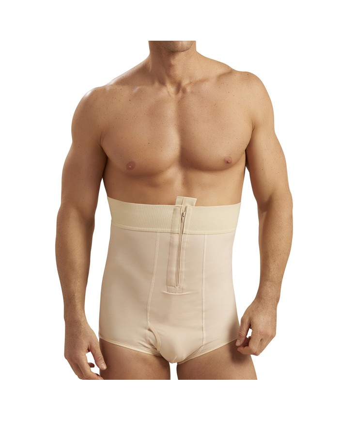 MG: Body compressivo addominale uomo senza bretelle con apertura frontale | Marena MG: Body compressivo addominale uomo senza bretelle con apertura frontale | Marena