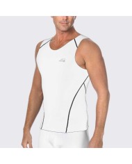 A8-505: CANOTTA SPORTIVA CON CUCITURE IN RILIEVO A8-505: CANOTTA SPORTIVA CON CUCITURE IN RILIEVO