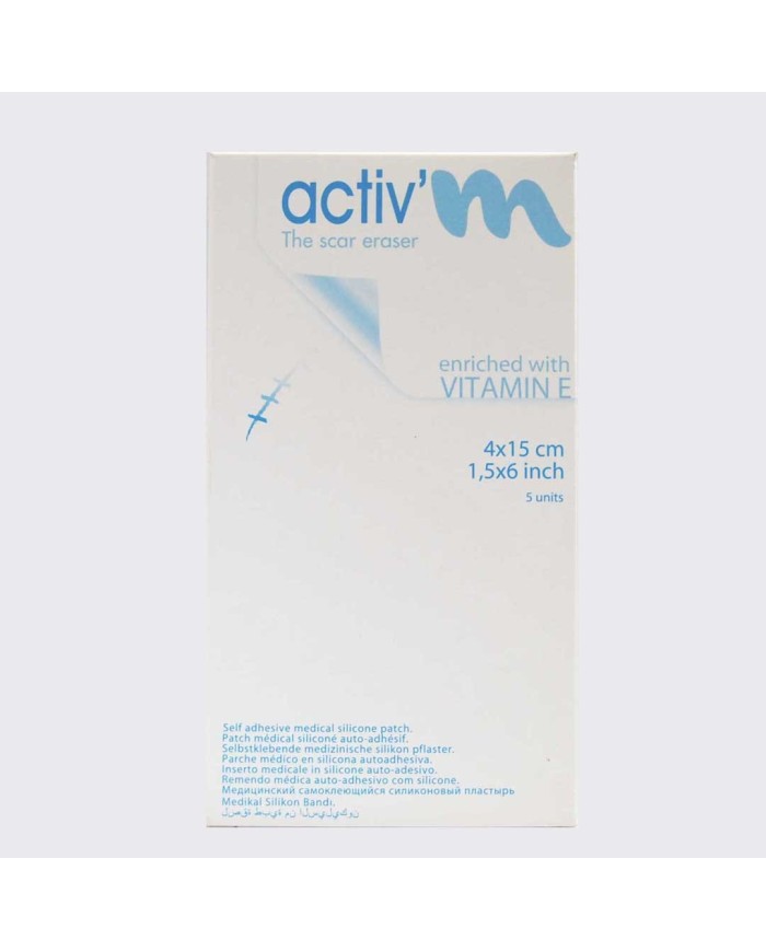 ACTIV'M 4x15 - 5 CEROTTI AL SILICONE