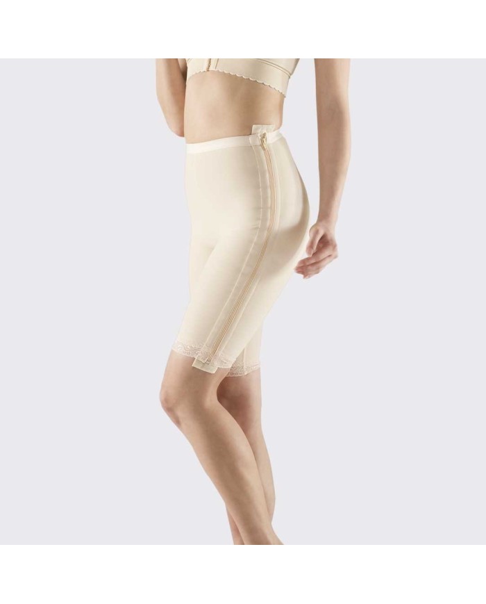 LW-LGS-SZ: GUAINA VITA-GINOCCHIO SENZA BRETELLE CON ZIP COMPLETA SULLA GAMBA