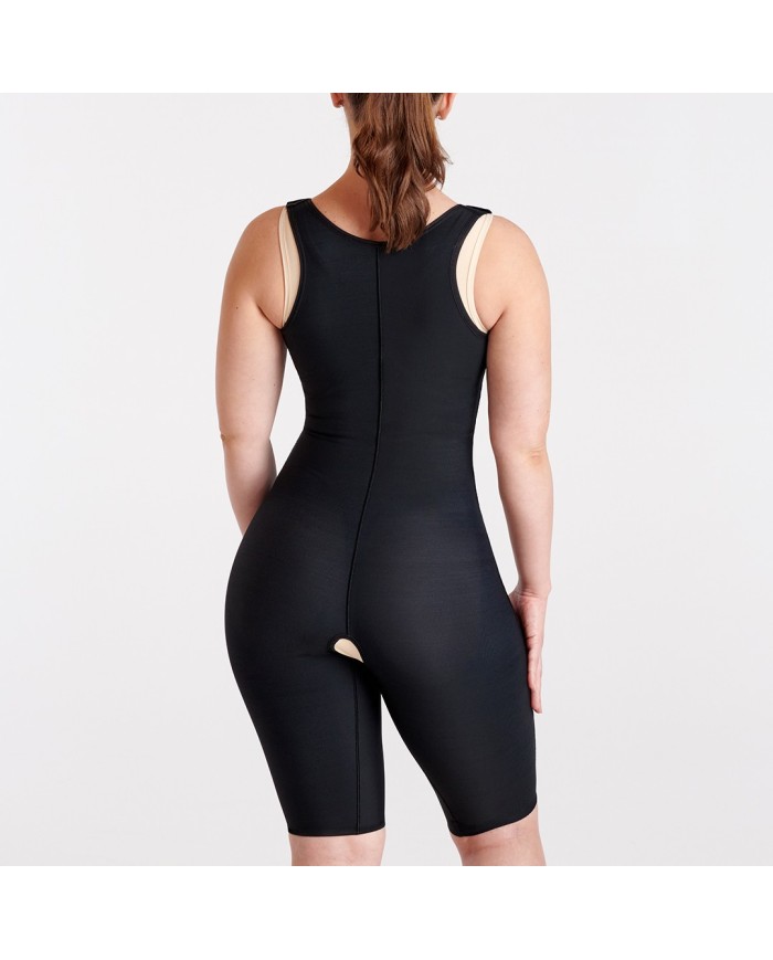 FCBHRS: Guaina curvy sottoseno-ginocchia con bretelle ed apertura frontale con ganci | Marena