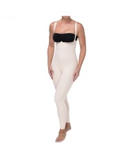 Body Addominale Post-Operatorio Compressivo con Bretelle e Apertura Laterale con Ganci e Zip | Marena FBA