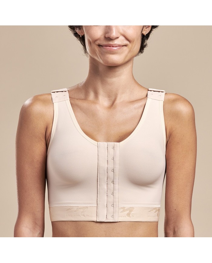 Reggiseno Post-Operatorio ad Alta Copertura con Apertura Frontale | Marena B01G FlexFit™ G