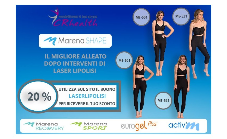 MARENA SHAPE: IL MIGLIORE ALLEATO DOPO INTERVENTI DI LASER LIPOLISI. MARENA SHAPE: IL MIGLIORE ALLEATO DOPO INTERVENTI DI LASER LIPOLISI.