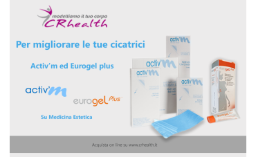 CICATRICI IPERTROFICHE E CHELOIDEE? ACTIV’M ED EUROGEL PLUS: IL TRATTAMENTO IDEALE.