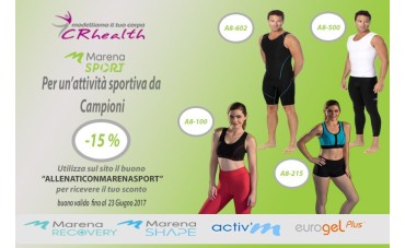 I PRODOTTI MARENA SPORT PER UN’ATTIVITÀ SPORTIVA DA CAMPIONI.